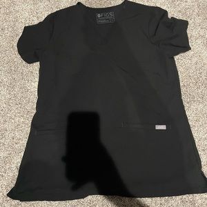 Small black Casma Figs scrub top